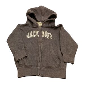 Ragwear USA Jackson Hole Zip Up Hoodie Sweatshirt Toddler 2T Charcoal Gray